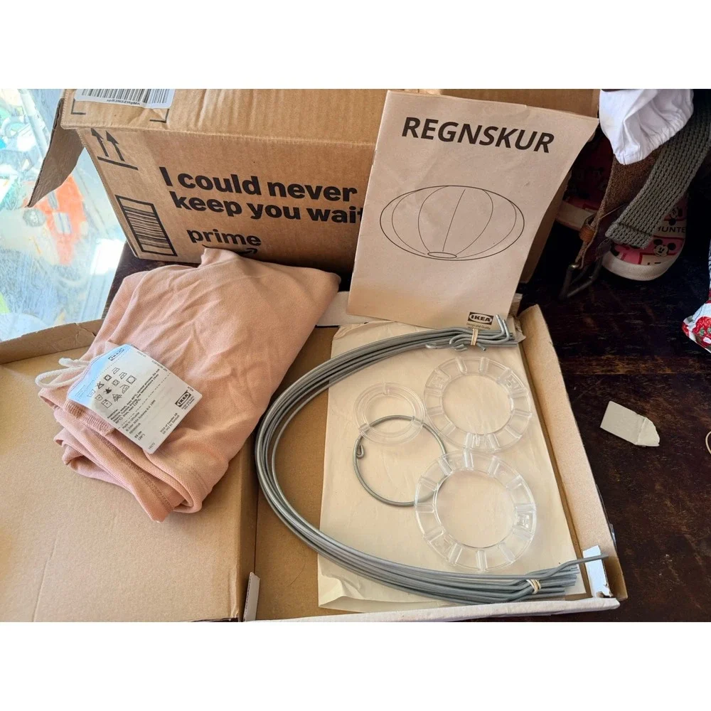 IKEA regnskur pink